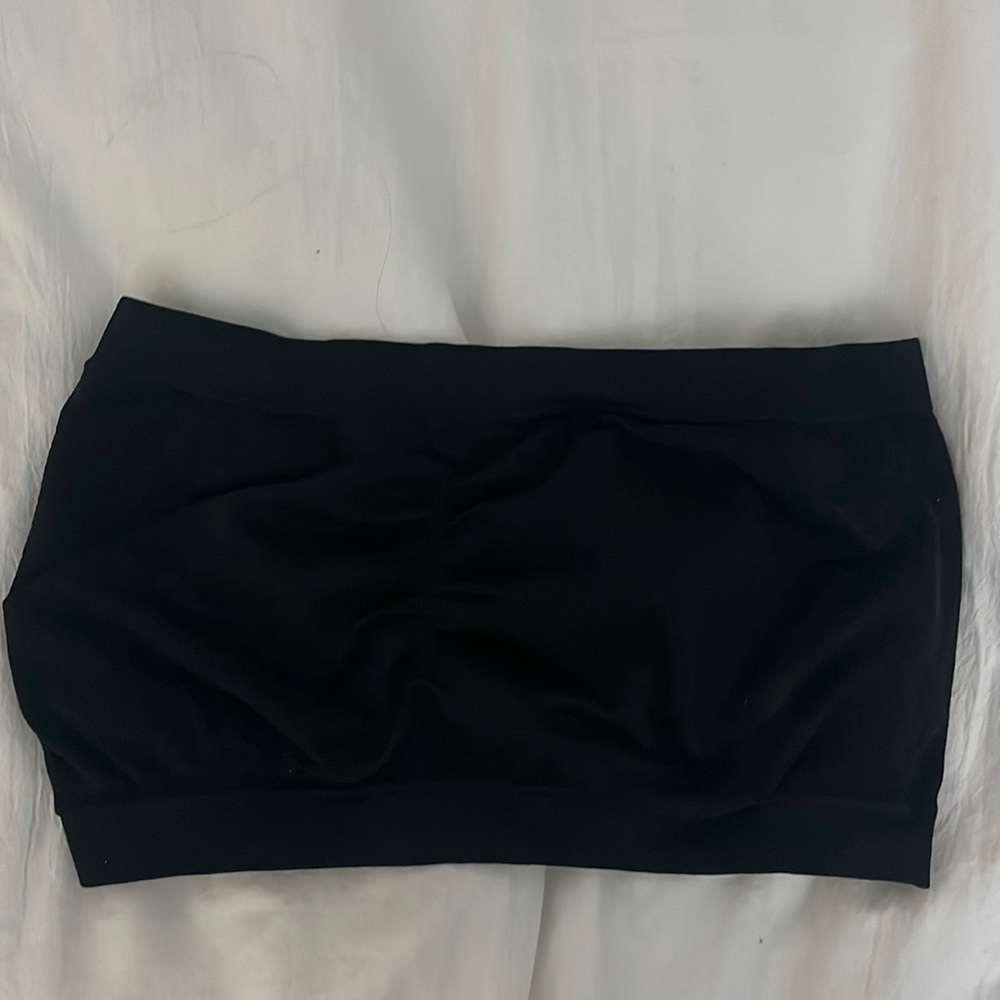 Black Bandeau Bra Top